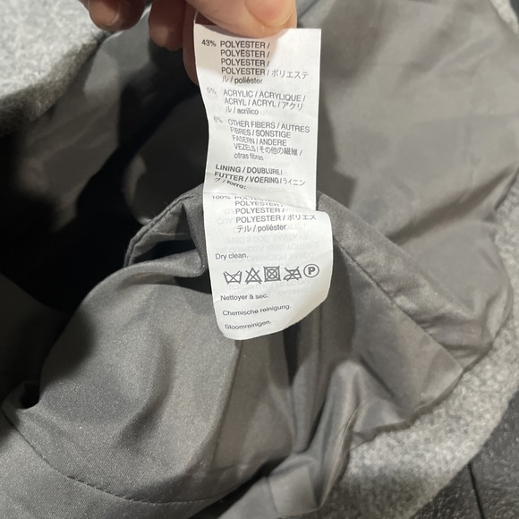 J. Crew City Coat Womens 4 Gray Wool Preppy Outdoor Quiet Luxury Classic J6140 - Picture 8 of 8